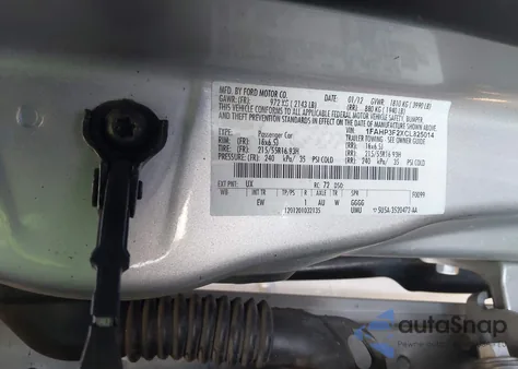 2012 Ford Focus Se из США, поврежденный, VIN 1FAHP3F2XCL325014